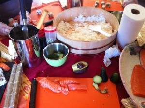 Atelier sushis niveau débutant