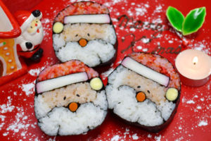 Sushi de noel